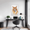 Tailless Ginger Manx Office Demo