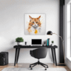 Tailless Ginger Manx Office Demo