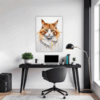 Tailless Ginger Manx Office Demo