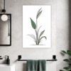 Tall Snake Plant Foliage Bathroom Demo