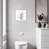 Tall Snake Plant Foliage Bathroom Demo