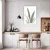 Tall Snake Plant Foliage Kitchen Demo