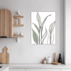 Tall Snake Plant Foliage Kitchen Demo