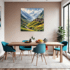 Terraced Himalayan Villages Dining Room Demo