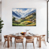 Terraced Himalayan Villages Dining Room Demo