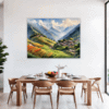 Terraced Himalayan Villages Dining Room Demo