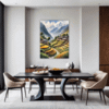Terraced Himalayan Villages Dining Room Demo