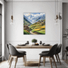 Terraced Himalayan Villages Dining Room Demo