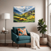 Terraced Himalayan Villages Living Room Demo