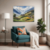 Terraced Himalayan Villages Living Room Demo