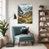 Terraced Himalayan Villages Living Room Demo