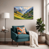 Terraced Himalayan Villages Living Room Demo