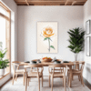 Timeless Rose Flower Dining Room Demo