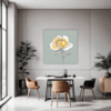 Timeless Rose Flower Dining Room Demo