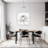 Timeless Rose Flower Dining Room Demo