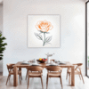 Timeless Rose Flower Dining Room Demo