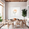 Timeless Rose Flower Dining Room Demo