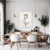 Timeless Rose Flower Dining Room Demo