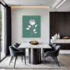 Timeless Rose Flower Dining Room Demo