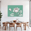 Timeless Rose Flower Dining Room Demo