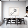 Timeless Rose Flower Dining Room Demo