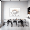 Timeless Rose Flower Dining Room Demo