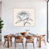 Timeless Rose Flower Dining Room Demo