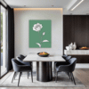 Timeless Rose Flower Dining Room Demo