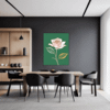 Timeless Rose Flower Dining Room Demo