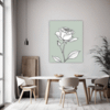 Timeless Rose Flower Dining Room Demo