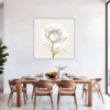 Timeless Rose Flower Dining Room Demo