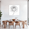Timeless Rose Flower Dining Room Demo