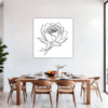 Timeless Rose Flower Dining Room Demo