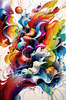 Tranquil Subtle Color Exploration Color Field Abstract Print