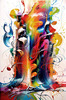 Tranquil Subtle Color Exploration Color Field Abstract Print