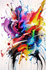 Tranquil Subtle Color Exploration Color Field Abstract Print