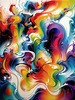 Tranquil Subtle Color Exploration Color Field Abstract Print