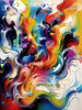 Tranquil Subtle Color Exploration Color Field Abstract Print
