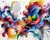 Tranquil Subtle Color Exploration Color Field Abstract Print