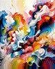 Tranquil Subtle Color Exploration Color Field Abstract Print