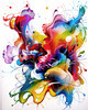 Tranquil Subtle Color Exploration Color Field Abstract Print