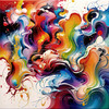 Tranquil Subtle Color Exploration Color Field Abstract Print
