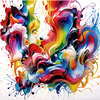Tranquil Subtle Color Exploration Color Field Abstract Print