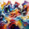 Tranquil Subtle Color Exploration Color Field Abstract Print