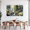 Tranquil Forest Brook Dining Room Demo