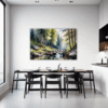 Tranquil Forest Brook Dining Room Demo