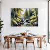 Tranquil Forest Brook Dining Room Demo