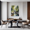 Tranquil Forest Brook Dining Room Demo