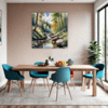 Tranquil Forest Brook Dining Room Demo