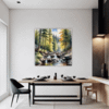 Tranquil Forest Brook Dining Room Demo